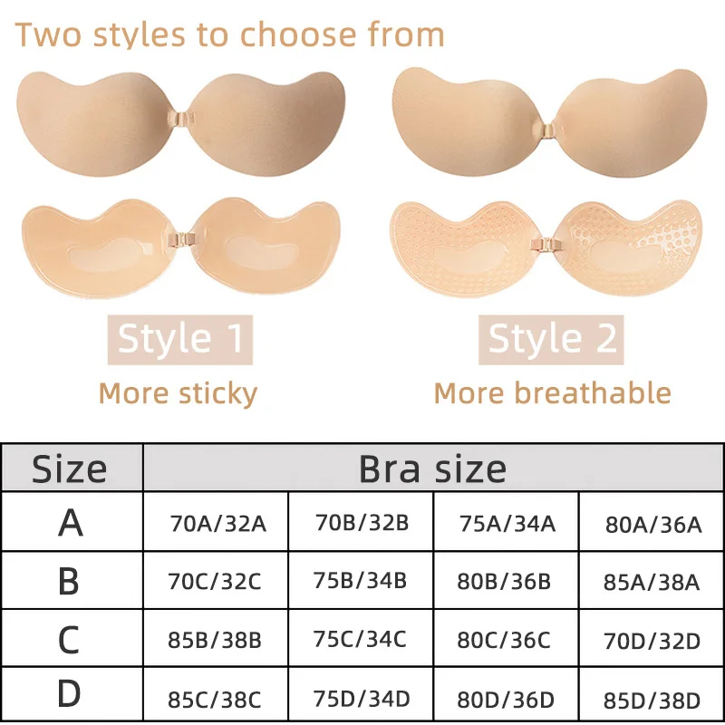 บราผู้หญิงเซ็กซี่ บราดันทรงแบบ - Backless Bra Sticky บทวิจารณ์และราคา