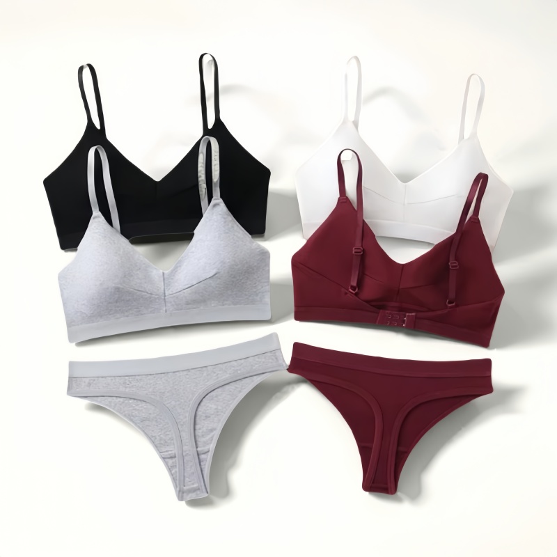 ชุดชั้นในบราผ้าฝ้ายนุ่มสบายสำห - Cotton Bra Everyday บทวิจารณ์และราคา