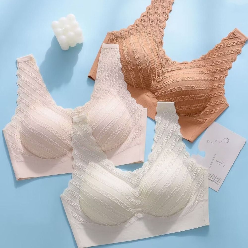 บราลูกไม้ไร้รอยต่อ สายกว้าง ดี - Sheer Bra Lace บทวิจารณ์และราคา