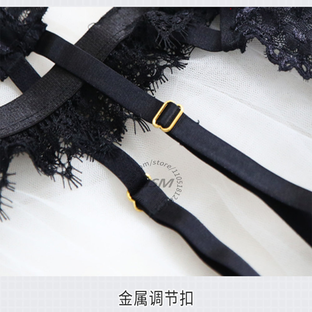LISM ชุดชั้นในลูกไม้สีดำสำหรับ - Lace Bralette Set บทวิจารณ์และราคา