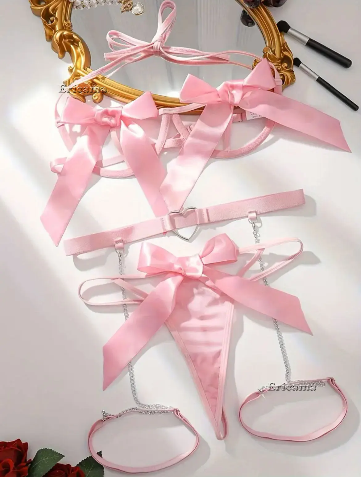 ชุดชั้นในเซ็กซี่ผู้หญิงลูกไม้โ - Lace Bralette Set บทวิจารณ์และราคา