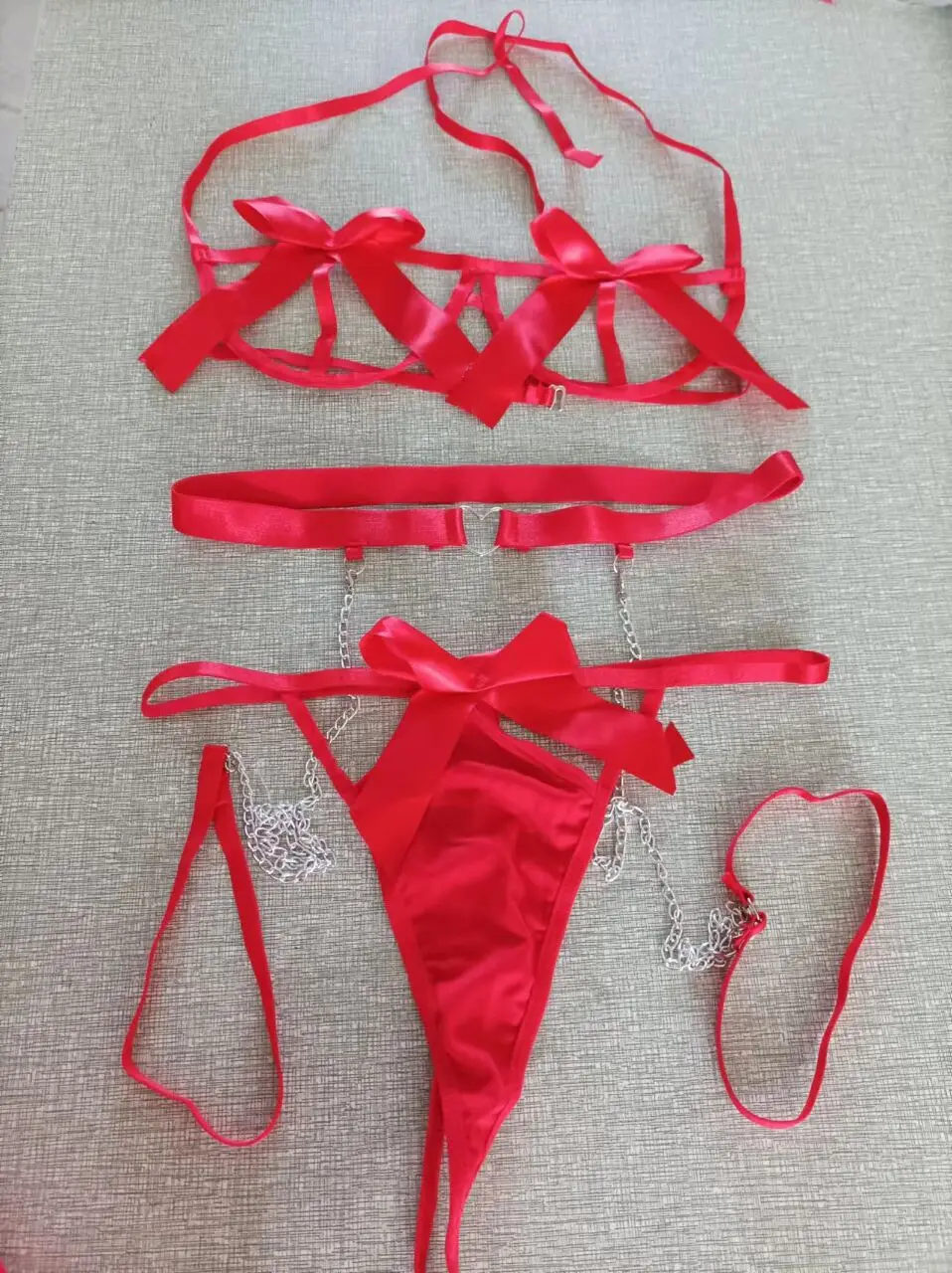 ชุดชั้นในเซ็กซี่ผู้หญิงลูกไม้โ - Lace Bralette Set บทวิจารณ์และราคา