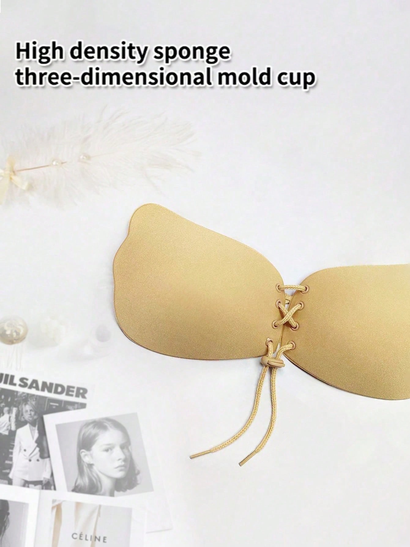 บราเหนียว 1 ชิ้น, บราไร้สายด้า - Backless Bra Sticky บทวิจารณ์และราคา