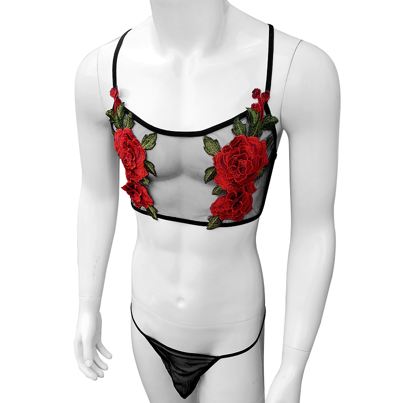 ชุดชั้นในเซ็กซี่ปักลายฉลุตาข่า - Sheer Bra Lace บทวิจารณ์และราคา