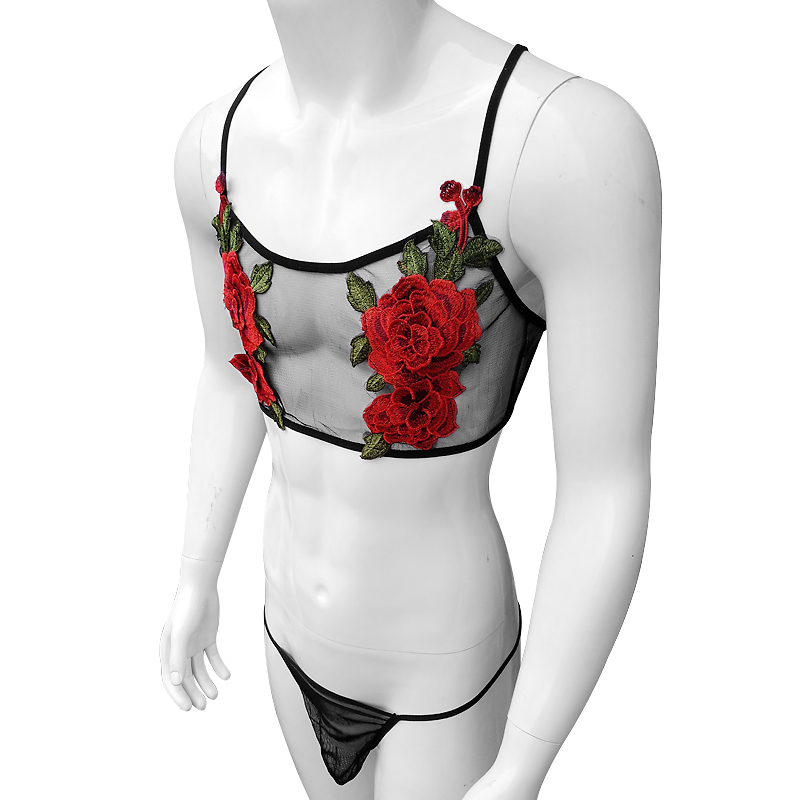 ชุดชั้นในเซ็กซี่ปักลายฉลุตาข่า - Sheer Bra Lace บทวิจารณ์และราคา