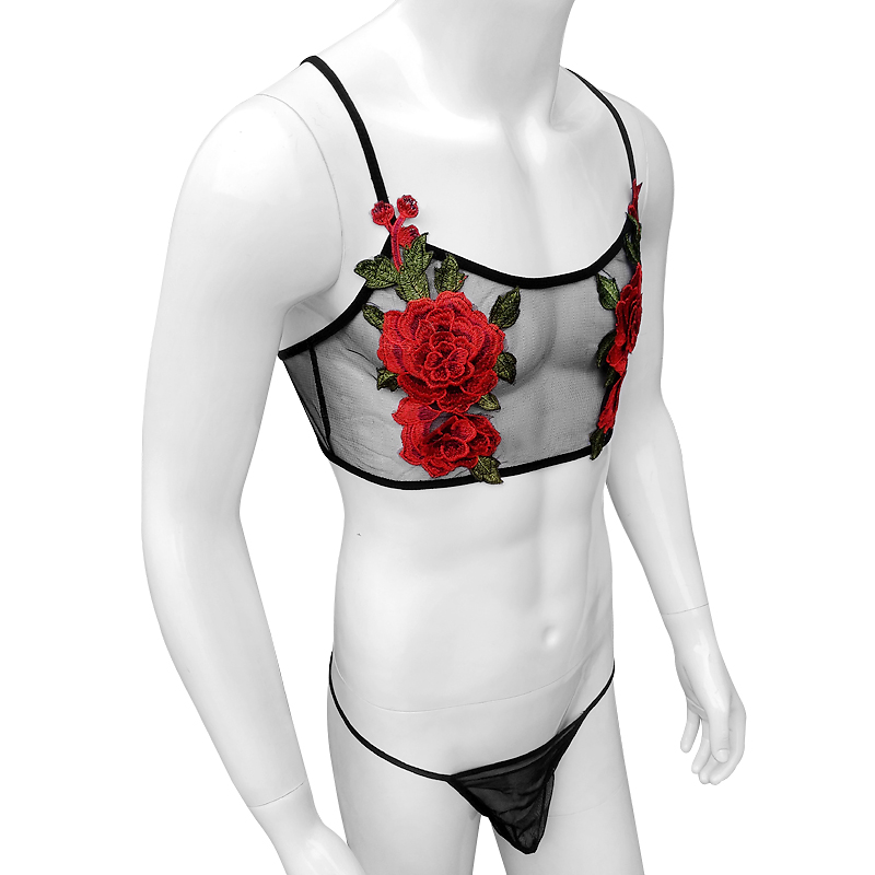 ชุดชั้นในเซ็กซี่ปักลายฉลุตาข่า - Sheer Bra Lace บทวิจารณ์และราคา